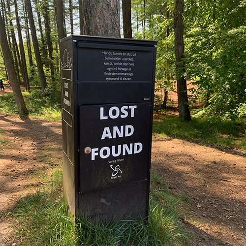 Lost and found kasse